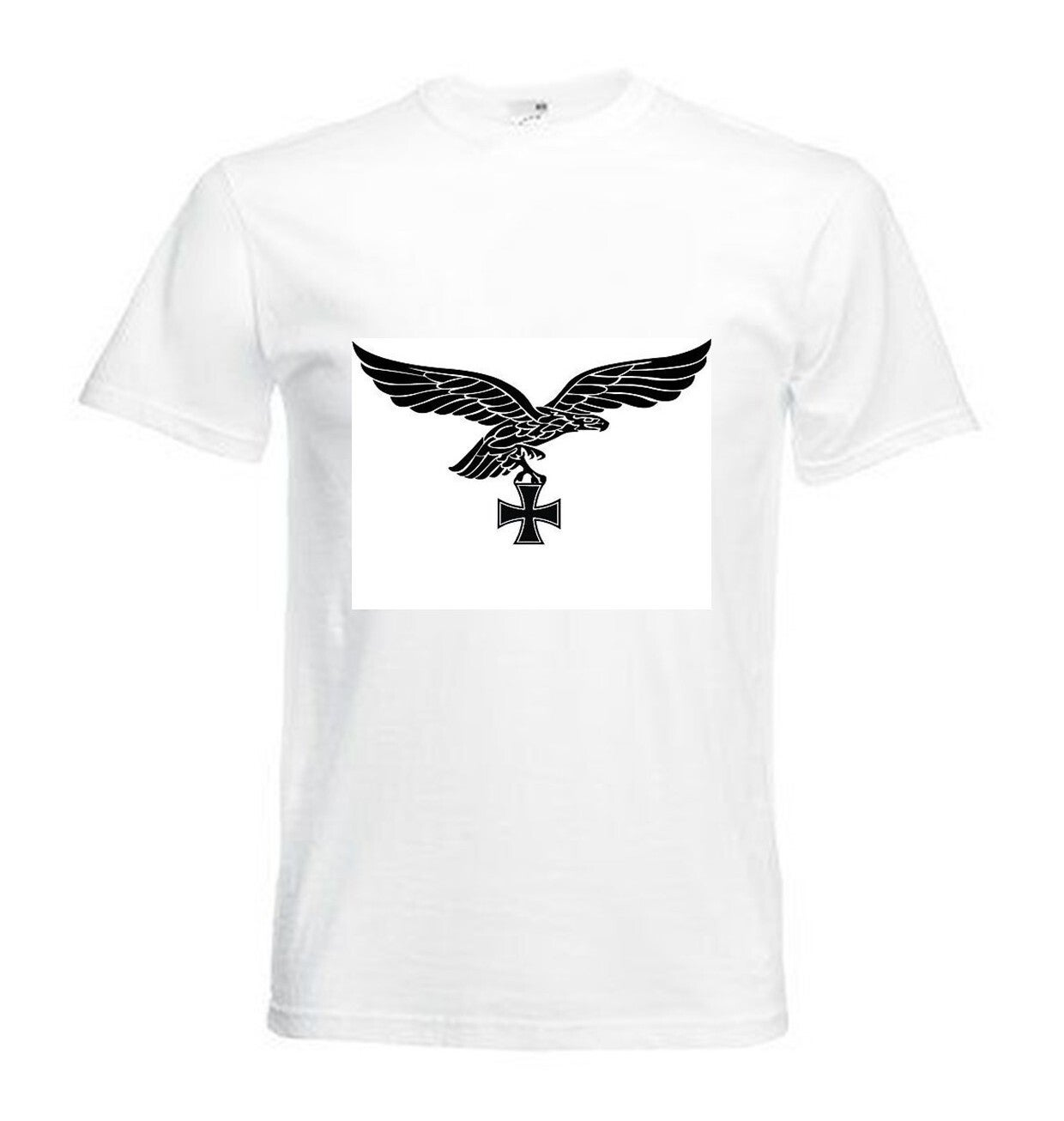 Tshirt Unisex mit Coolen Druck Adler Totenkopf Fun (Größe & Farbe auswählen) TSFBSW2