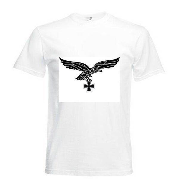 Tshirt Unisex mit Coolen Druck Adler Totenkopf Fun (Größe & Farbe auswählen) TSFBSW2