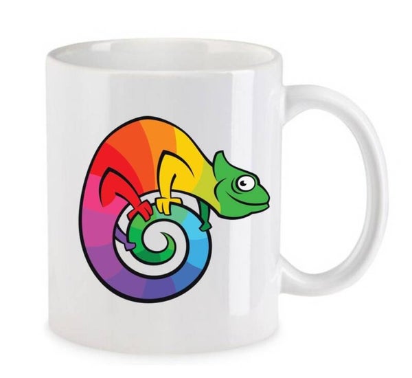 Tasse Reptilien Weiß mit Druck (Siehe Foto) TFBR21