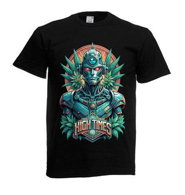 Tshirt Unisex mit Coolen Druck Weed Ganja Hanf Cannabis Psychedelic (Größe & Farbe auswählen) TSFBW226