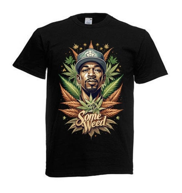 Tshirt Unisex mit Coolen Druck Weed Ganja Hanf Cannabis Psychedelic (Größe & Farbe auswählen) TSFBW234