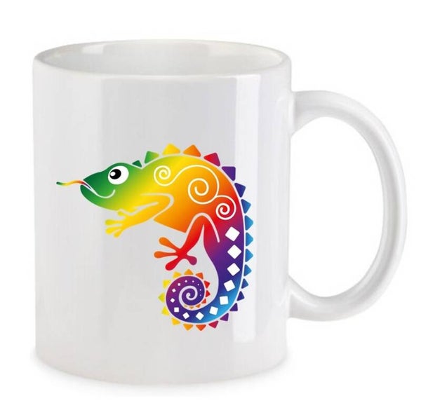 Tasse Reptilien Weiß mit Druck (Siehe Foto) TFBR24