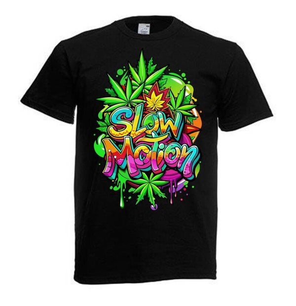 Tshirt Unisex mit Coolen Druck Weed Ganja Hanf Cannabis Psychedelic (Größe & Farbe auswählen) TSFBW241