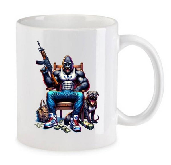 Tasse Fun Film Comic Action Spass Weiß mit Druck (Siehe Foto) TFBG241