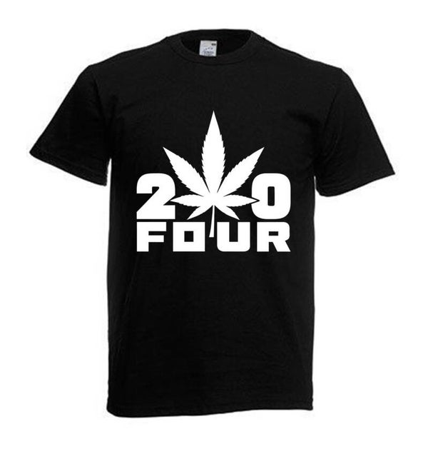 Tshirt Unisex mit Coolen Druck Weed Ganja Hanf Cannabis Psychedelic (Größe & Farbe auswählen) TSFBW255