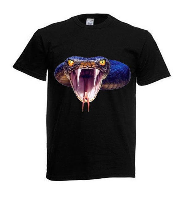 Tshirt Unisex mit Coolen Druck Reptilien Gecko Schlange (Größe & Farbe auswählen) TSFBR26