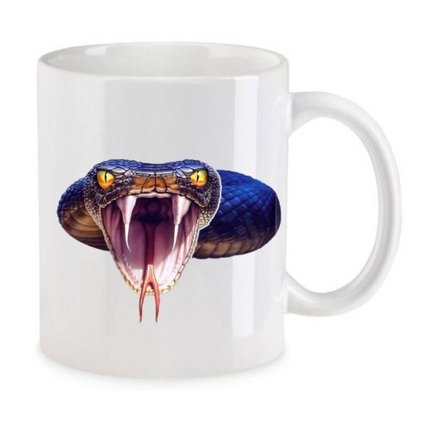Tasse Reptilien Weiß mit Druck (Siehe Foto) TFBR26