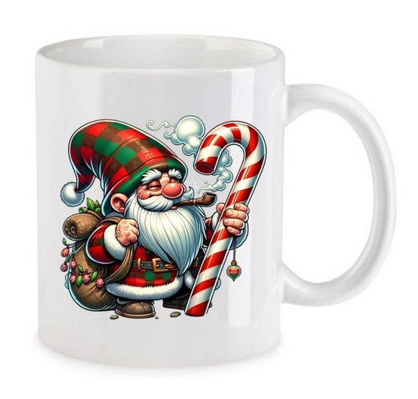 Tasse Weed Cannabis Psychodelic Weiß mit Druck (Siehe Foto) TFBW269
