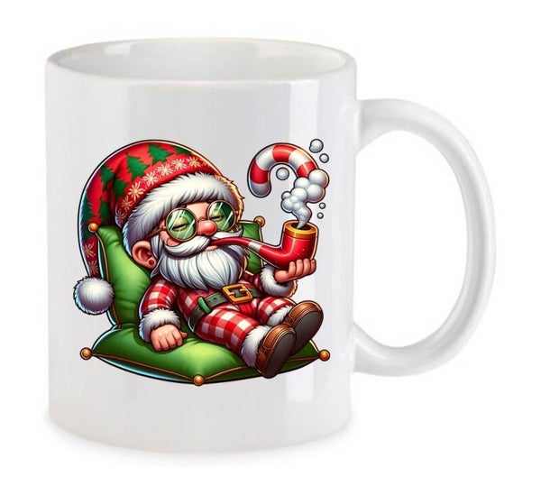 Tasse Weed Cannabis Psychodelic Weiß mit Druck (Siehe Foto) TFBW271