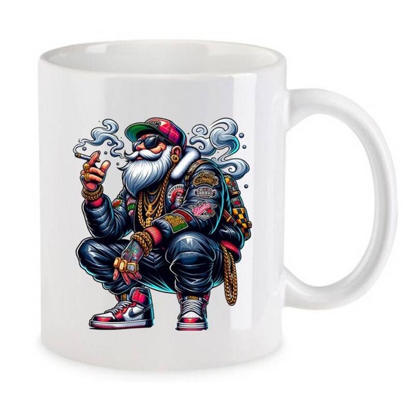 Tasse Weed Cannabis Psychodelic Weiß mit Druck (Siehe Foto) TFBW275