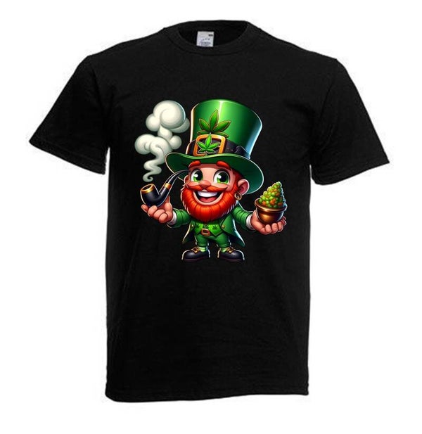 Tshirt Unisex mit Coolen Druck Weed Ganja Hanf Cannabis Psychedelic (Größe & Farbe auswählen) TSFBW276