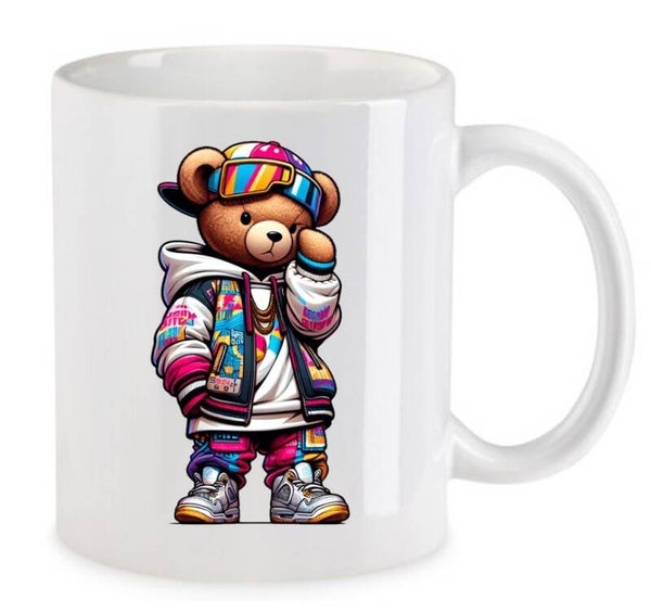 Tasse Fun Film Comic Action Spass Weiß mit Druck (Siehe Foto) TFBG28