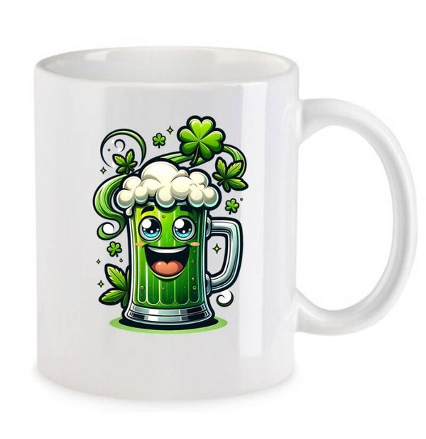 Tasse Weed Cannabis Psychodelic Weiß mit Druck (Siehe Foto) TFBW283