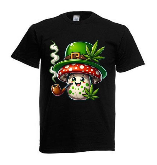 Tshirt Unisex mit Coolen Druck Weed Ganja Hanf Cannabis Psychedelic (Größe & Farbe auswählen) TSFBW284
