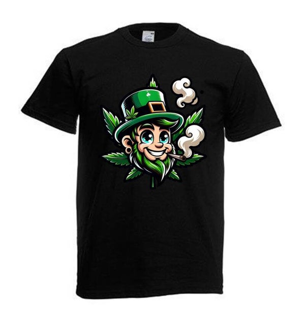 Tshirt Unisex mit Coolen Druck Weed Ganja Hanf Cannabis Psychedelic (Größe & Farbe auswählen) TSFBW287