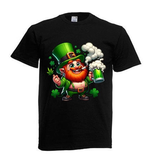 Tshirt Unisex mit Coolen Druck Weed Ganja Hanf Cannabis Psychedelic (Größe & Farbe auswählen) TSFBW289