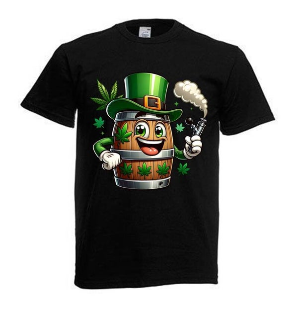 Tshirt Unisex mit Coolen Druck Weed Ganja Hanf Cannabis Psychedelic (Größe & Farbe auswählen) TSFBW291