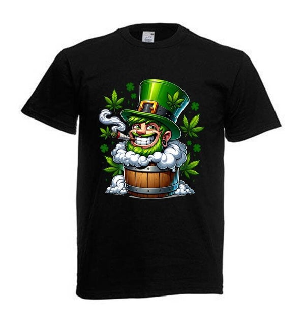 Tshirt Unisex mit Coolen Druck Weed Ganja Hanf Cannabis Psychedelic (Größe & Farbe auswählen) TSFBW293