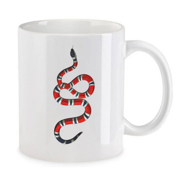 Tasse Reptilien Weiß mit Druck (Siehe Foto) TFBR30