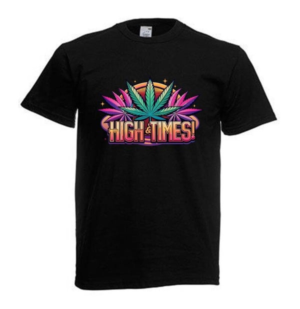 Tshirt Unisex mit Coolen Druck Weed Ganja Hanf Cannabis Psychedelic (Größe & Farbe auswählen) TSFBW302