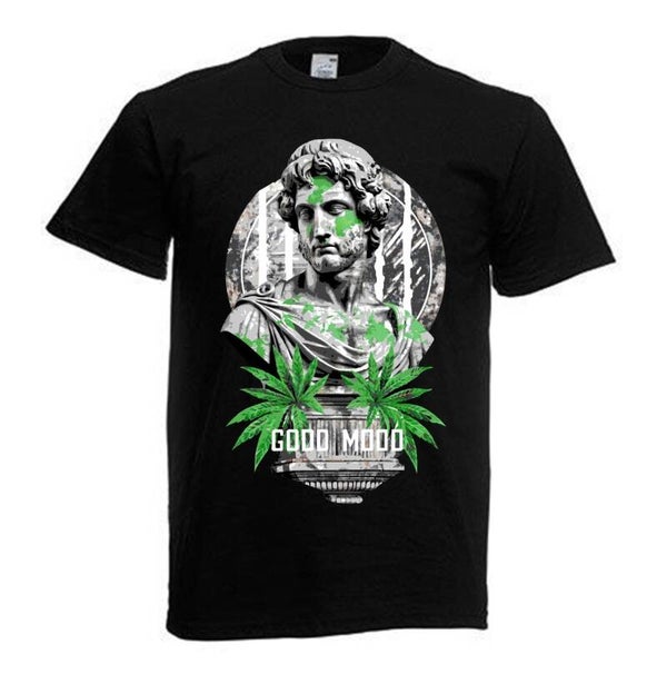 Tshirt Unisex mit Coolen Druck Weed Ganja Hanf Cannabis Psychedelic (Größe & Farbe auswählen) TSFBW305