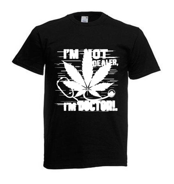 Tshirt Unisex mit Coolen Druck Weed Ganja Hanf Cannabis Psychedelic (Größe & Farbe auswählen) TSFBW313