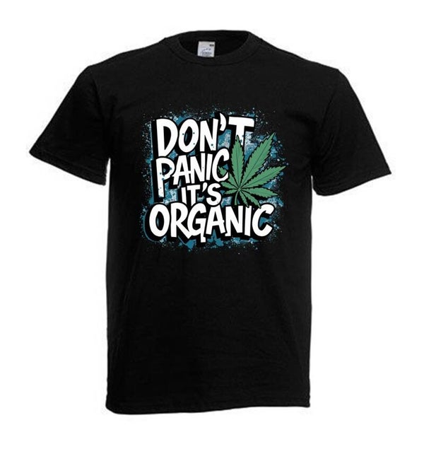 Tshirt Unisex mit Coolen Druck Weed Ganja Hanf Cannabis Psychedelic (Größe & Farbe auswählen) TSFBW315