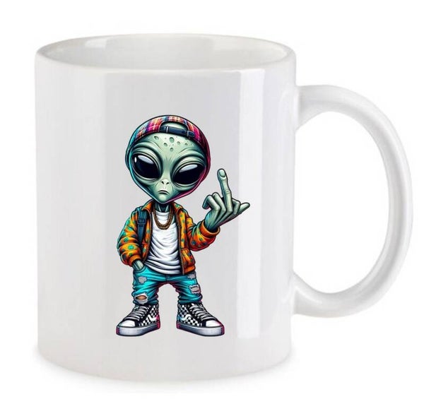 Tasse Fun Film Comic Action Spass Weiß mit Druck (Siehe Foto) TFBG32