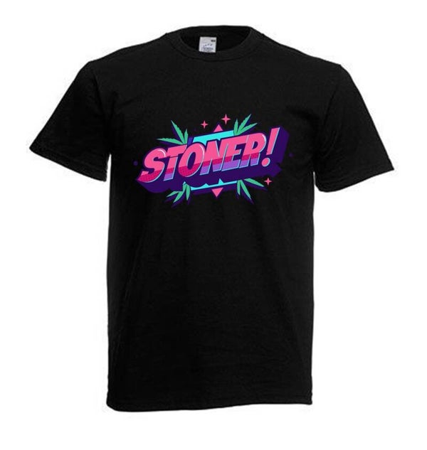 Tshirt Unisex mit Coolen Druck Weed Ganja Hanf Cannabis Psychedelic (Größe & Farbe auswählen) TSFBW323