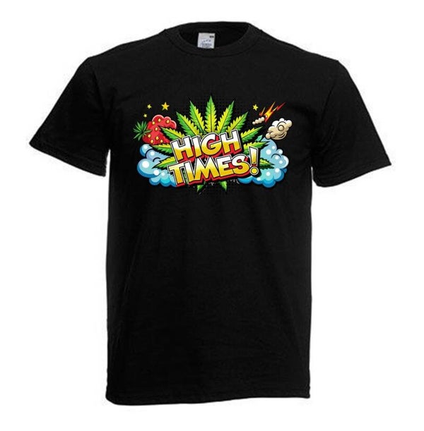 Tshirt Unisex mit Coolen Druck Weed Ganja Hanf Cannabis Psychedelic (Größe & Farbe auswählen) TSFBW332