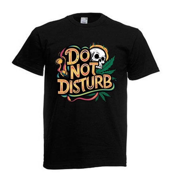 Tshirt Unisex mit Coolen Druck Weed Ganja Hanf Cannabis Psychedelic (Größe & Farbe auswählen) TSFBW344