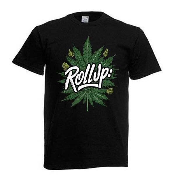 Tshirt Unisex mit Coolen Druck Weed Ganja Hanf Cannabis Psychedelic (Größe & Farbe auswählen) TSFBW358