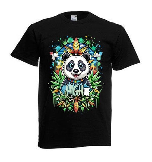 Tshirt Unisex mit Coolen Druck Weed Ganja Hanf Cannabis Psychedelic (Größe & Farbe auswählen) TSFBW363