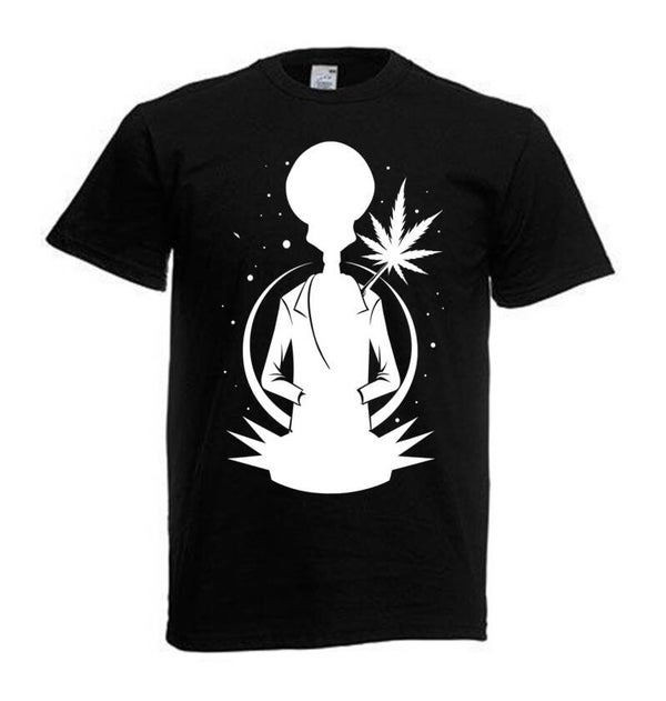Tshirt Unisex mit Coolen Druck Weed Ganja Hanf Cannabis Psychedelic (Größe & Farbe auswählen) TSFBW374