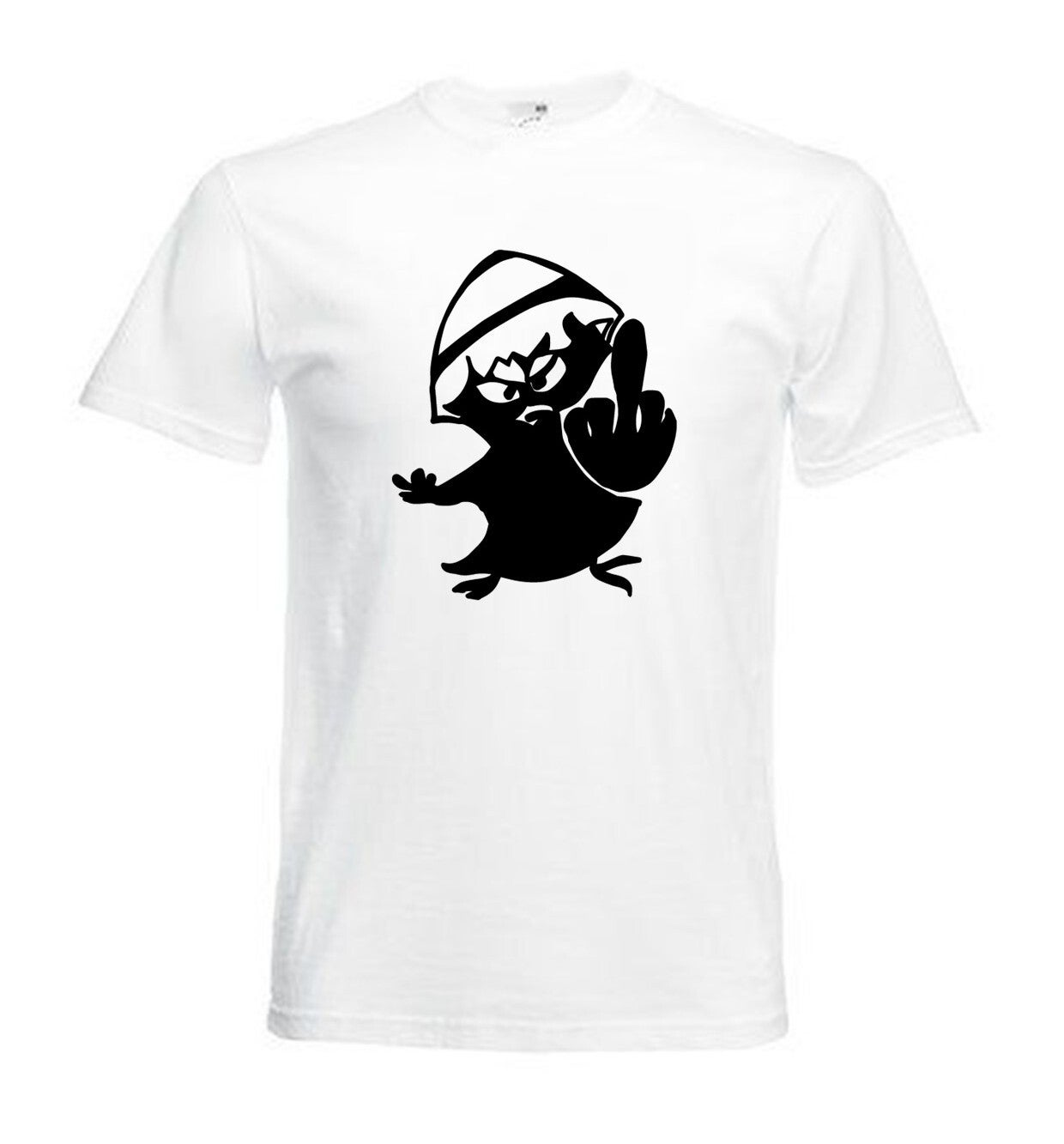 Tshirt Unisex mit Coolen Druck Adler Totenkopf Fun (Größe & Farbe auswählen) TSFBSW4-4