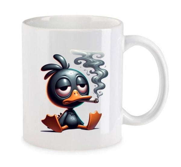 Tasse Weed Cannabis Psychodelic Weiß mit Druck (Siehe Foto) TFBW401