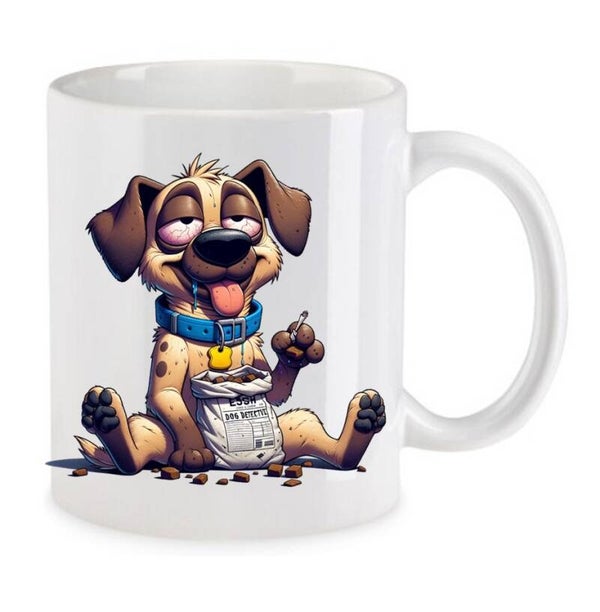 Tasse Weed Cannabis Psychodelic Weiß mit Druck (Siehe Foto) TFBW408