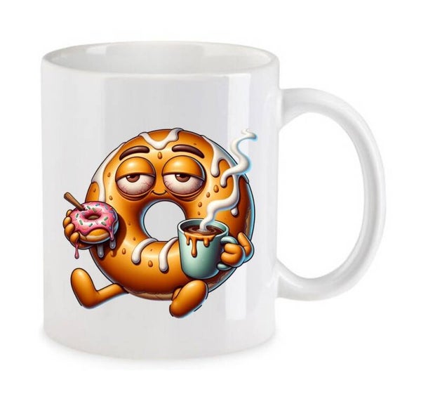 Tasse Weed Cannabis Psychodelic Weiß mit Druck (Siehe Foto) TFBW419