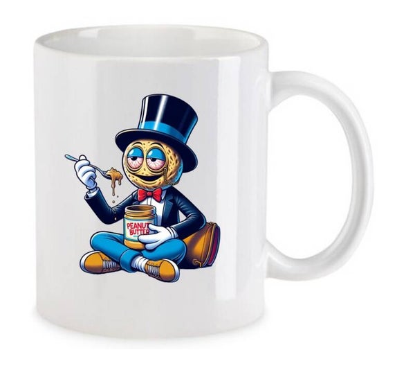 Tasse Weed Cannabis Psychodelic Weiß mit Druck (Siehe Foto) TFBW421