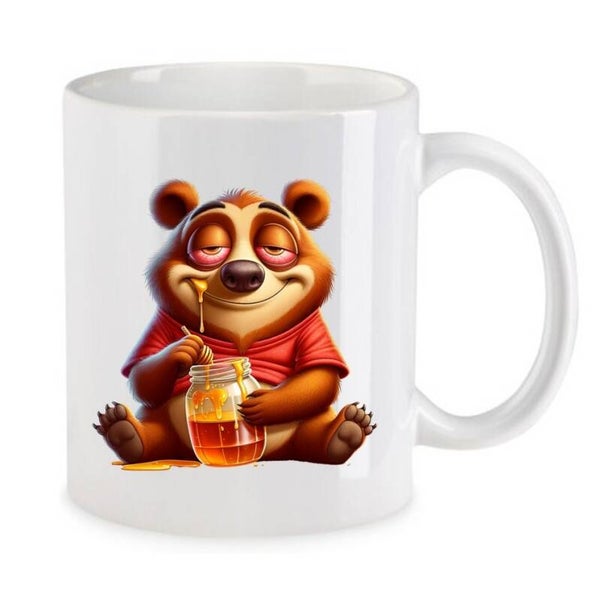 Tasse Weed Cannabis Psychodelic Weiß mit Druck (Siehe Foto) TFBW424