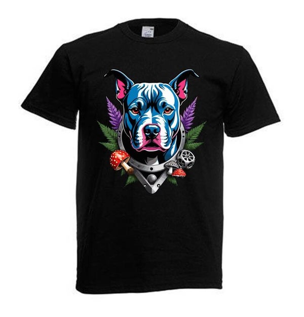 Tshirt Unisex mit Coolen Druck Weed Ganja Hanf Cannabis Psychedelic (Größe & Farbe auswählen) TSFBW438