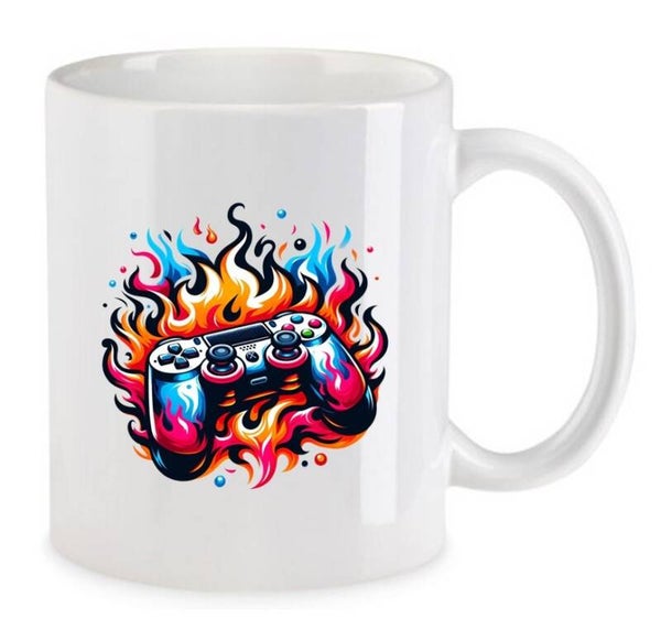 Tasse Fun Film Comic Action Spass Weiß mit Druck (Siehe Foto) TFBG44