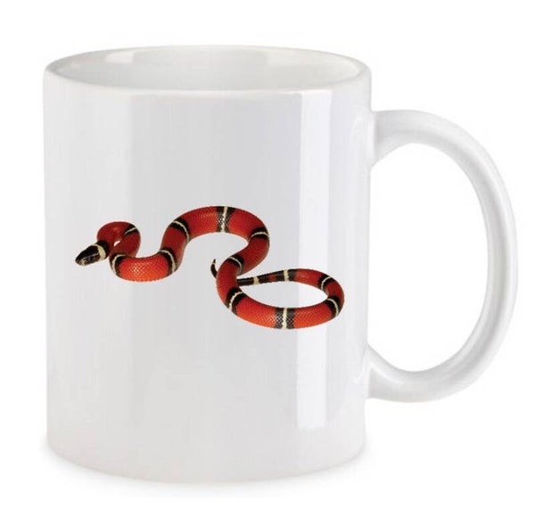 Tasse Reptilien Weiß mit Druck (Siehe Foto) TFBR44