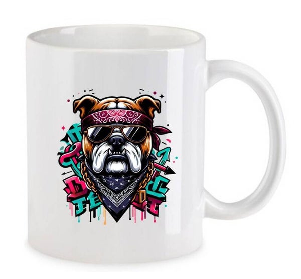 Tasse Fun Film Comic Action Spass Weiß mit Druck (Siehe Foto) TFBG45