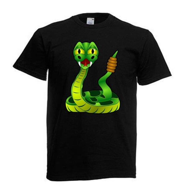 Tshirt Unisex mit Coolen Druck Reptilien Gecko Schlange (Größe & Farbe auswählen) TSFBR46