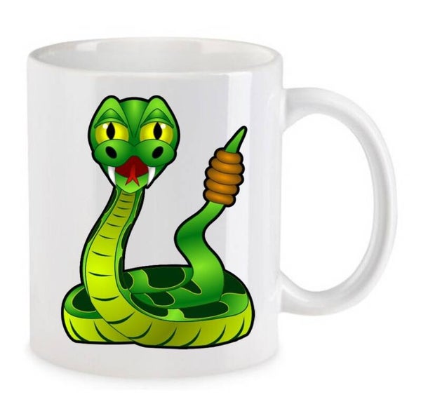 Tasse Reptilien Weiß mit Druck (Siehe Foto) TFBR46