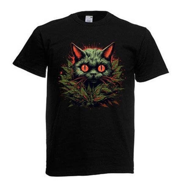 Tshirt Unisex mit Coolen Druck Weed Ganja Hanf Cannabis Psychedelic (Größe & Farbe auswählen) TSFBW491
