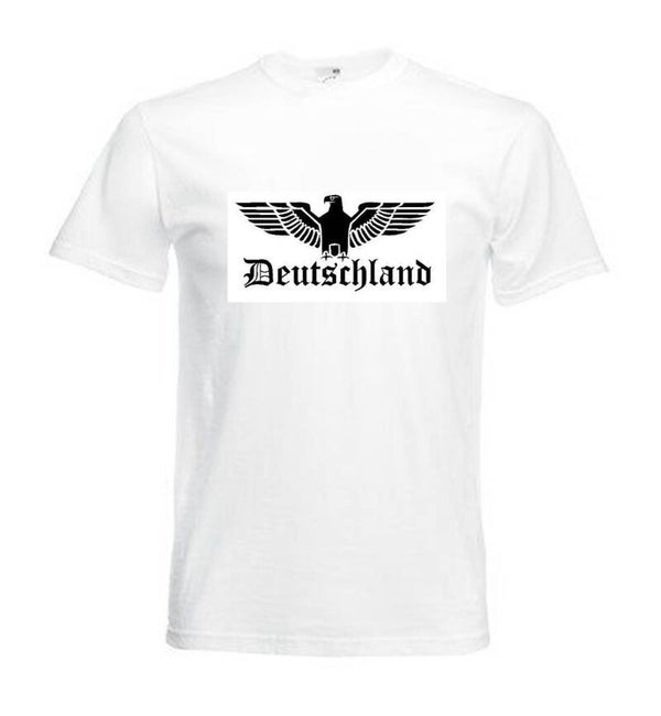 Tshirt Unisex mit Coolen Druck Adler Totenkopf Fun (Größe & Farbe auswählen) TSFBSW5