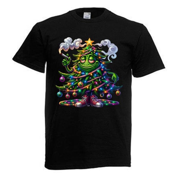 Tshirt Unisex mit Coolen Druck Weed Ganja Hanf Cannabis Psychedelic (Größe & Farbe auswählen) TSFBW503