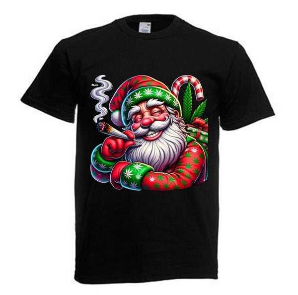 Tshirt Unisex mit Coolen Druck Weed Ganja Hanf Cannabis Psychedelic (Größe & Farbe auswählen) TSFBW506
